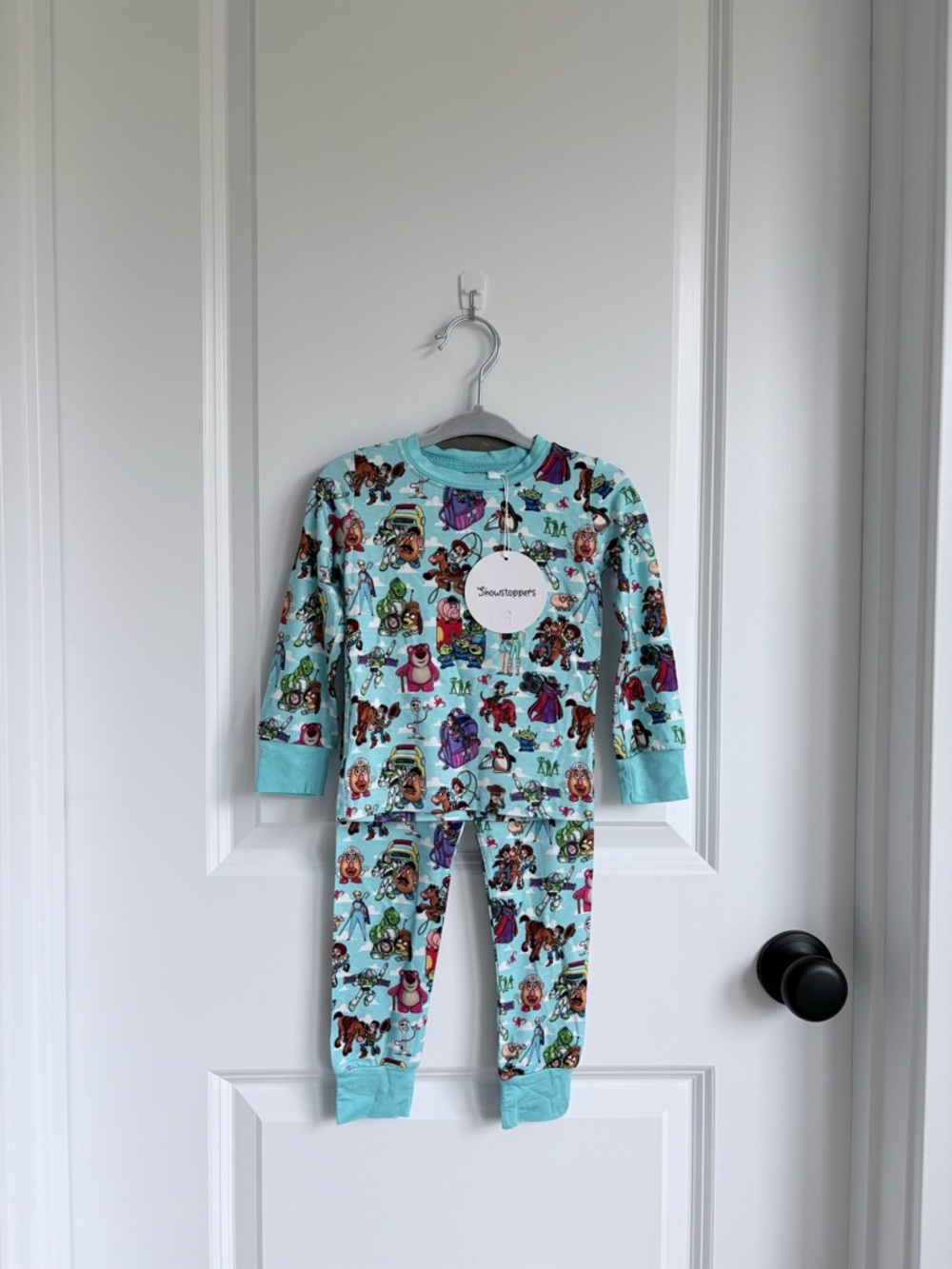 🧸Showstoppers Disney Pixar Toy Story Bamboo Two Piece Pajama Set NWT *RARE*